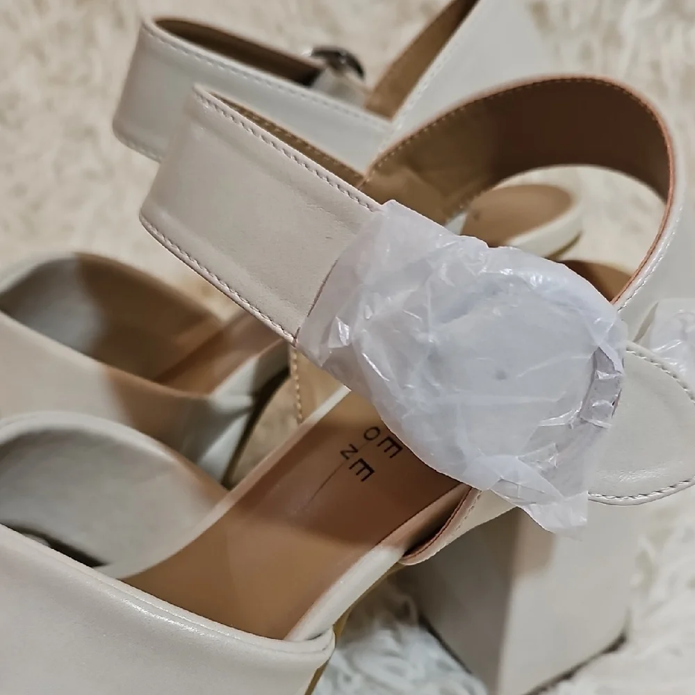 Journee Collection Beige Platform Sandals